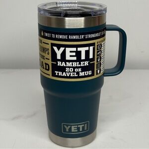 Yeti Rambler 20 Oz Mug, NEW. Agave Teal.HTF.